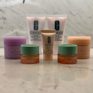 Clinique Travel Size Skincare - moisturizers and facial cleanser